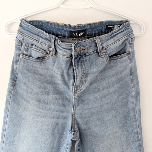 Buffalo David Bitton Blue Ankle Cropped Jeans - Picture 2 of 7